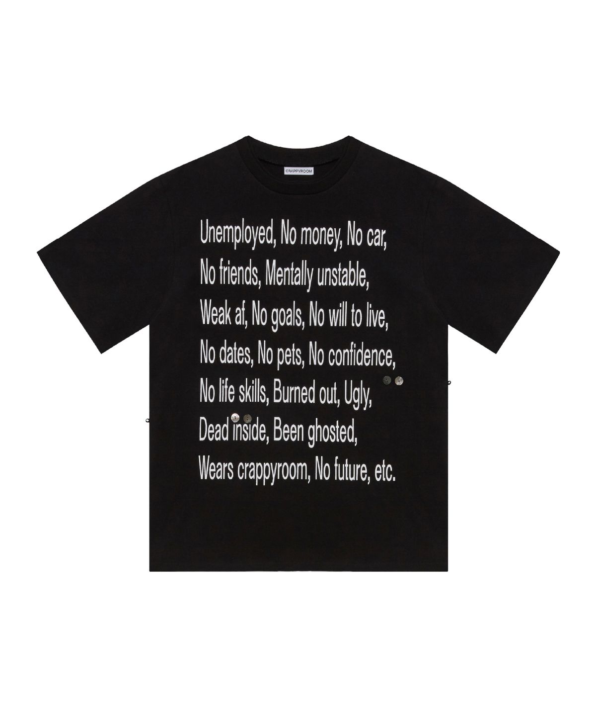 크래피룸(CRAPPYROOM) LOSERS’ UNIFORM (BLACK)