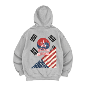 [기모선택] KOR X USA 후드티셔츠