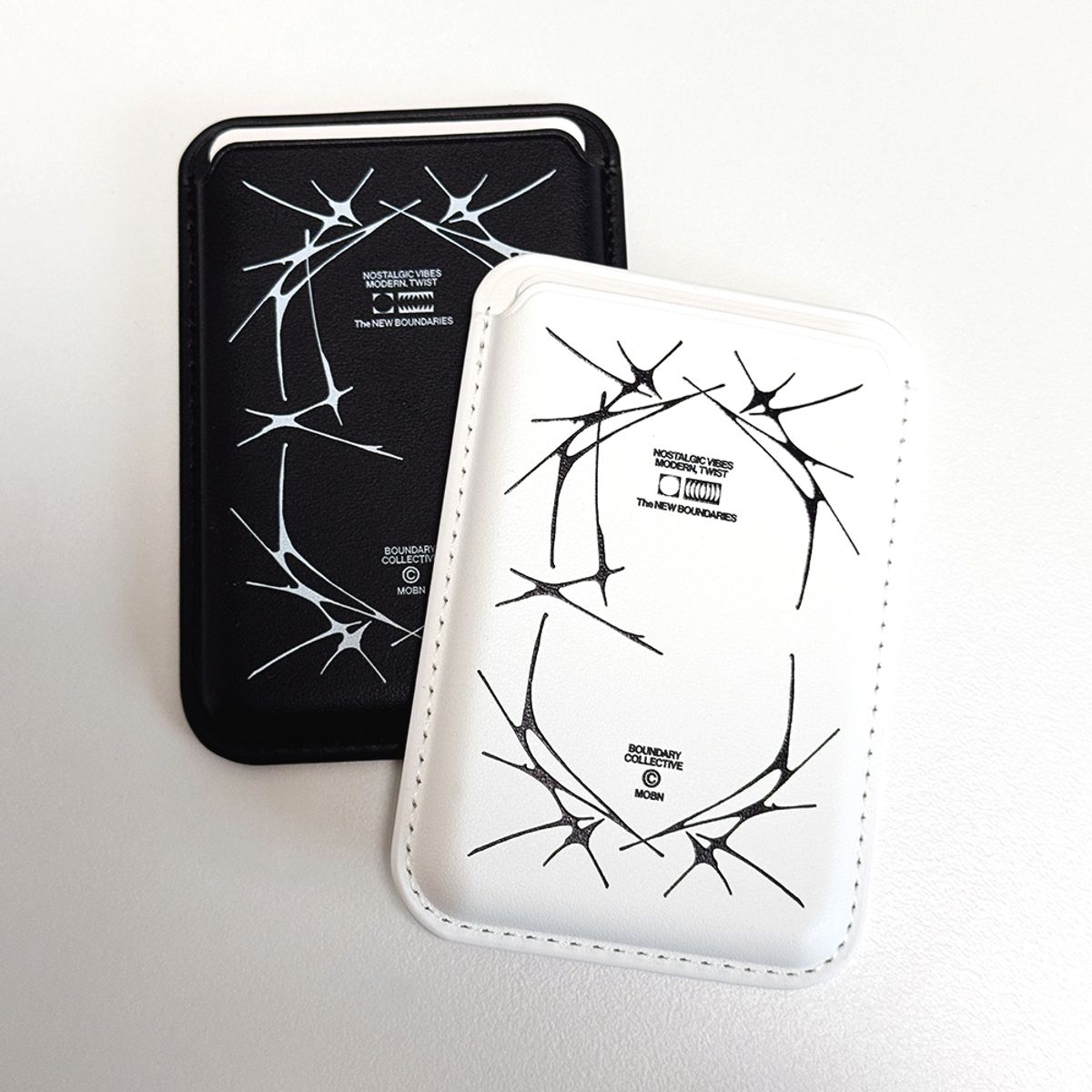 메모리즈바운더리(MEMORIESBOUNDARY) The New Boundaries Card Wallet (MagSafe_WH / BK)(2types)