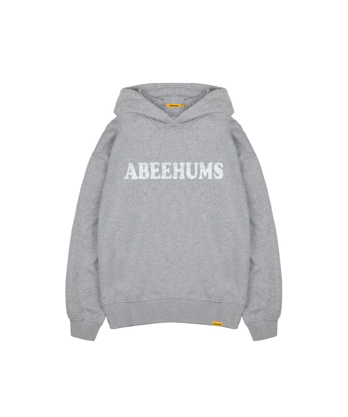 어비험즈(ABEEHUMS) 빈티지 로고 후드 스웨트셔츠 ABH357-108 멜란지그레이