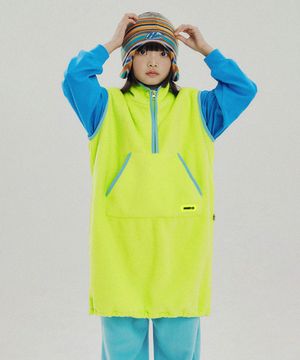 하프집업 플리스 원피스_LIME (LIM)