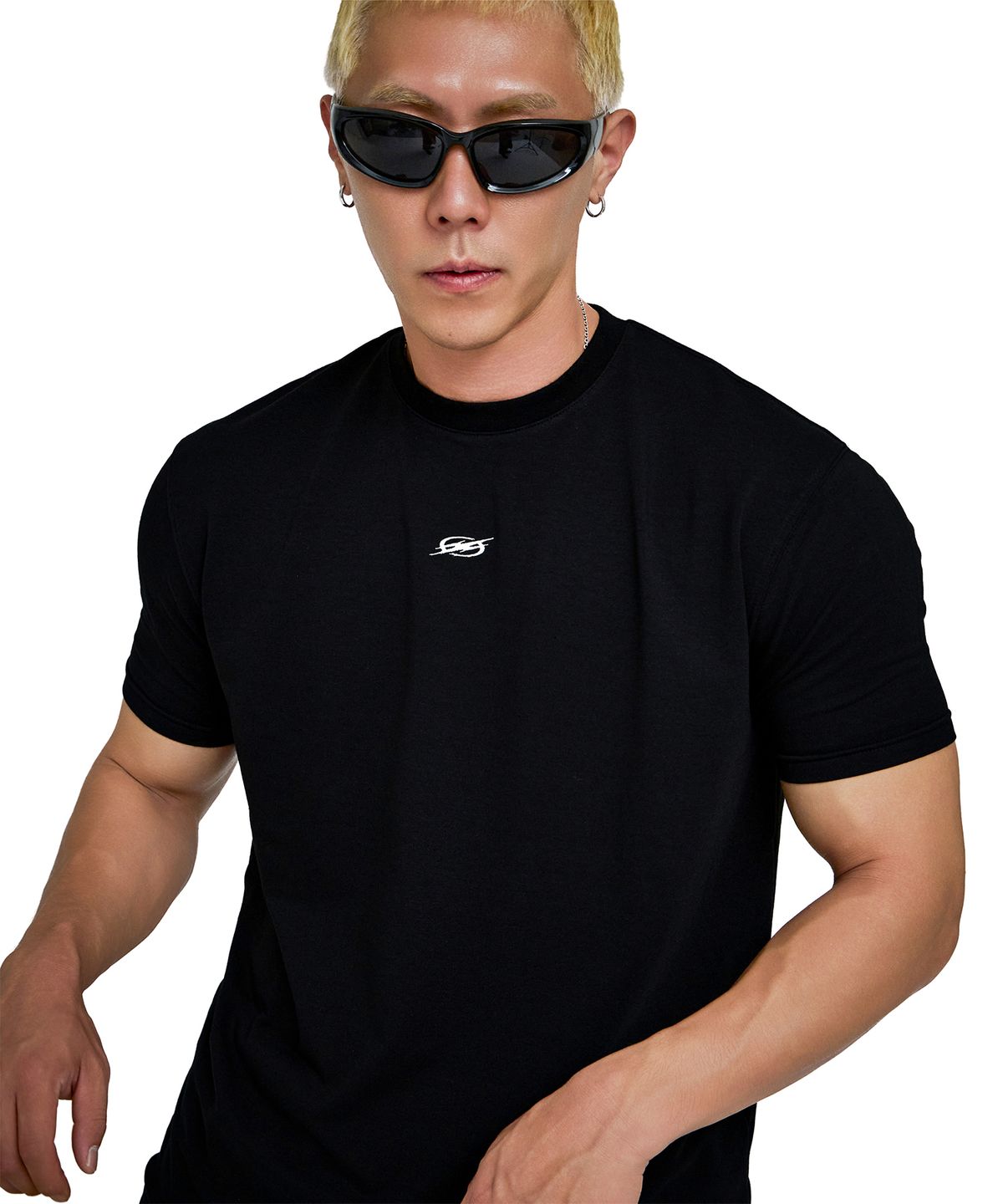 더랭크(THERANK) SYMBOLIC CORE MUSCLE TEE [BLACK]