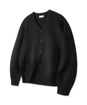 브이넥 니트 가디건 BK8942_블랙