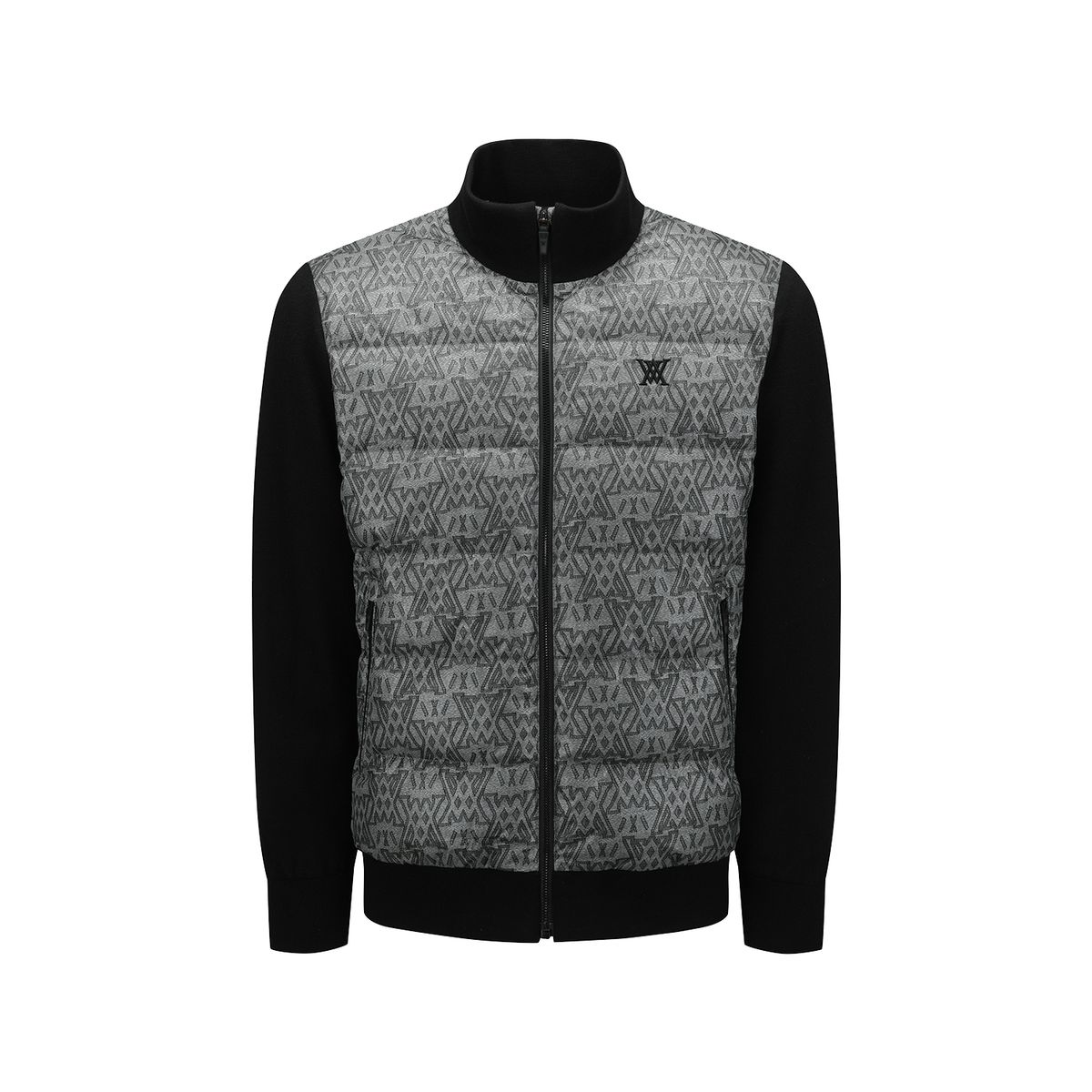 어뉴골프(ANEW GOLF) MEN WI BIG LOGO HYBRID DOWN JACKET_GR