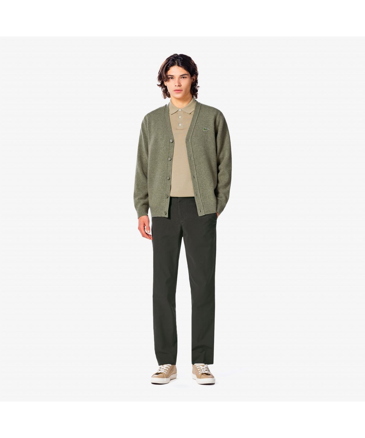 라코스테(LACOSTE) 남성 고밀도 코튼 스트레치 팬츠 HH535E-55N 050