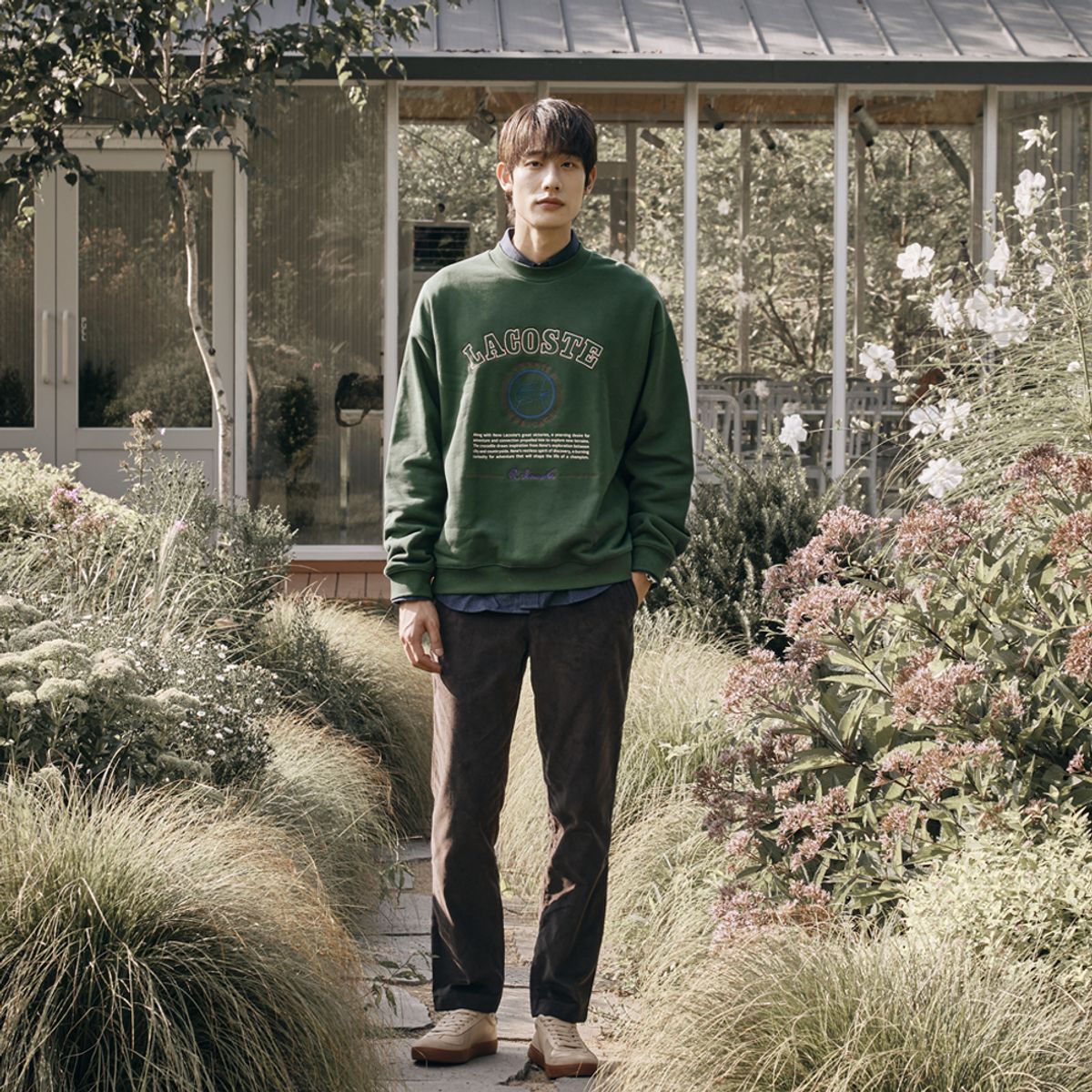라코스테(LACOSTE) 남성 코듀로이 팬츠 HH8514-55N SKB