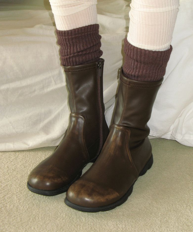 Gloomy 0031. Spandex Ankle Boots - 2colors