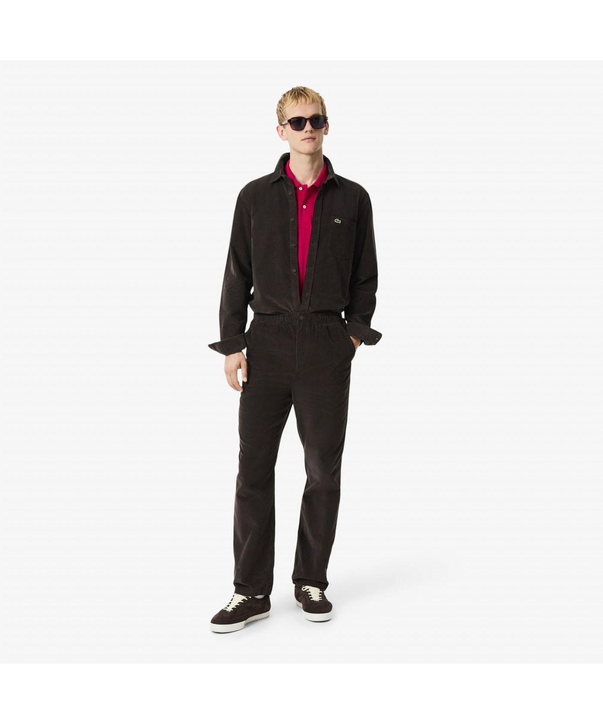 라코스테(LACOSTE) 남성 밴딩 코듀로이 팬츠 HH9646-55N SKB