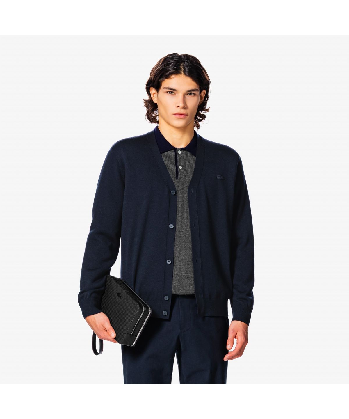 라코스테(LACOSTE) 남성 샨타코 클러치 NH2922C55N 000