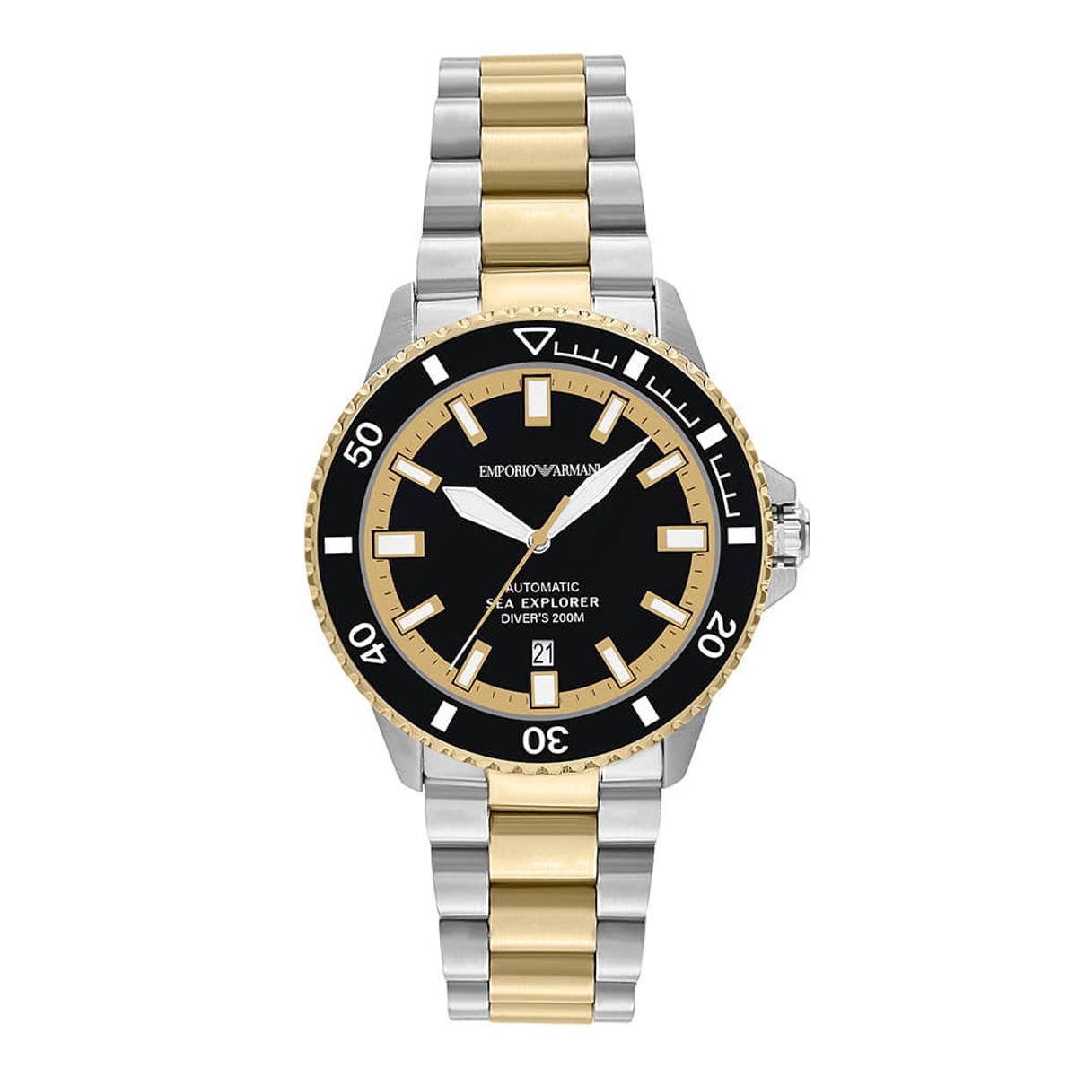 엠포리오 아르마니(EMPORIO ARMANI) AR60089 (Sea Explorer) 씨 익스프로어 다이버 남성 메탈시계