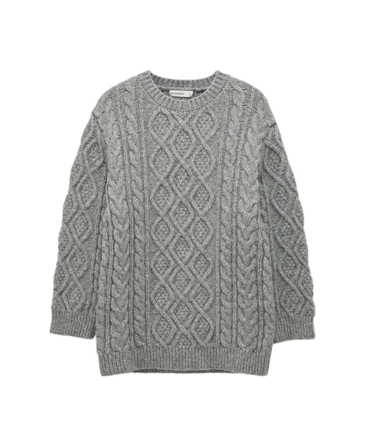 판도라핏(PANDORAFIT) Long Twist Knit OPS (melange gray)