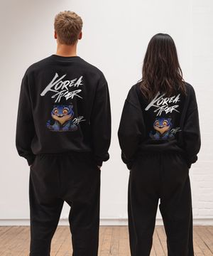 OHPxHARMONIA b조선호랑이 오버핏 헤비 맨투맨 + 조거팬츠 셋업 5colors