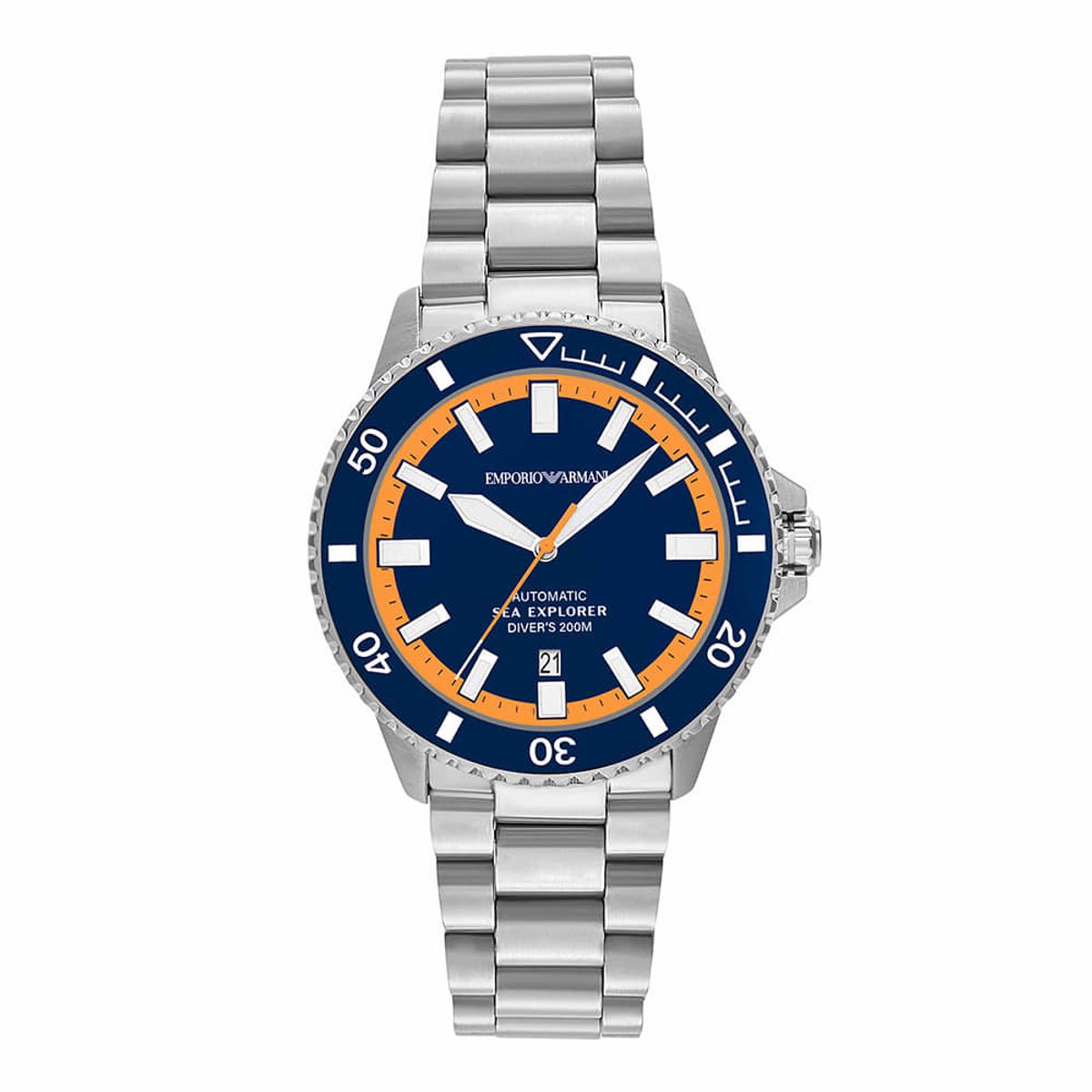 엠포리오 아르마니(EMPORIO ARMANI) AR60090 (Sea Explorer) 씨 익스프로어 다이버 남성 메탈시계