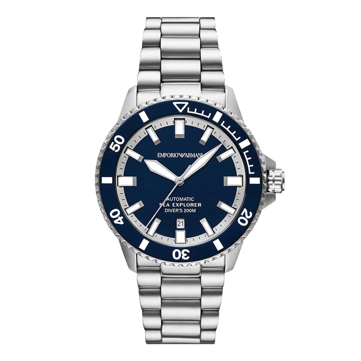 엠포리오 아르마니(EMPORIO ARMANI) AR60087 (Sea Explorer) 씨 익스프로어 다이버 남성 메탈시계