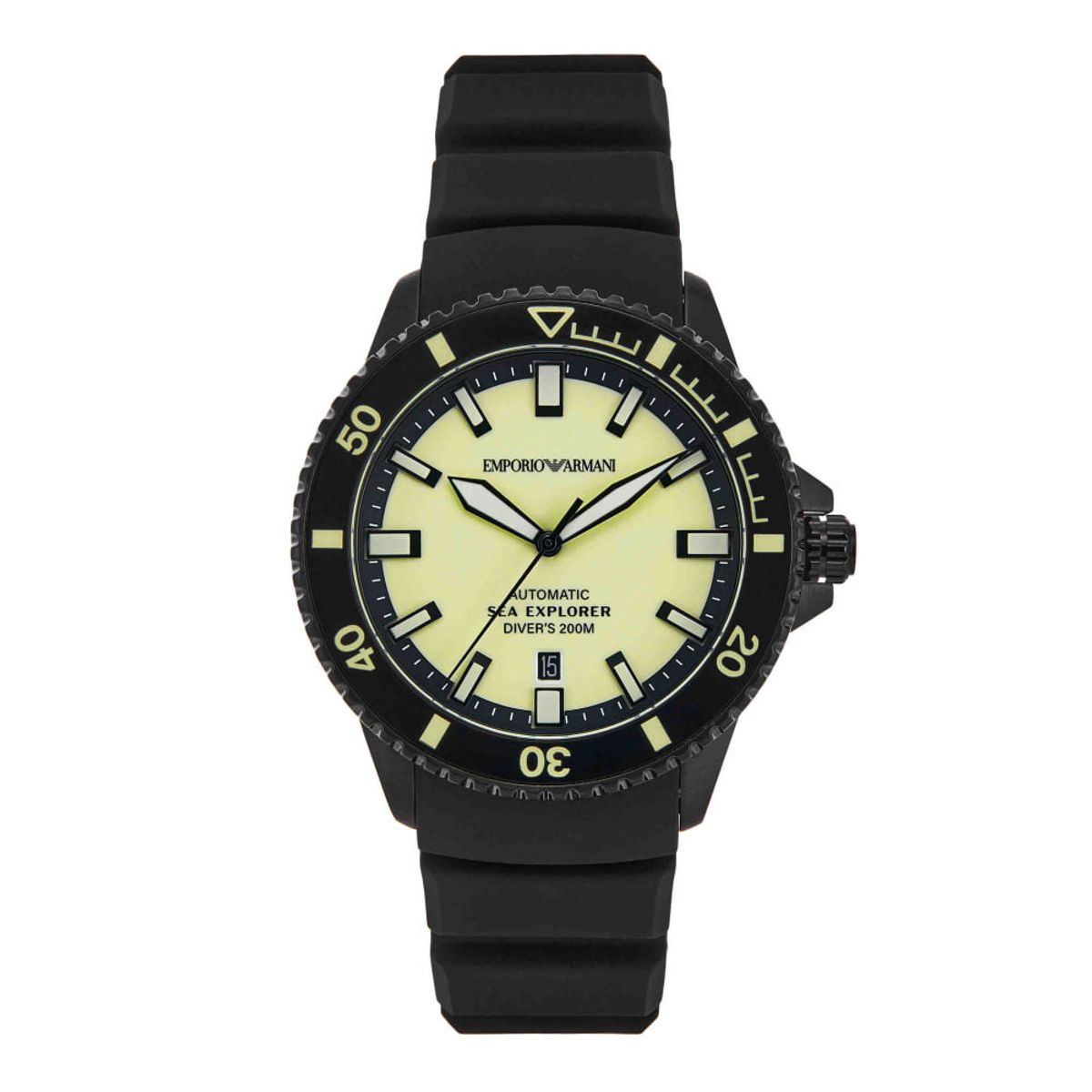 엠포리오 아르마니(EMPORIO ARMANI) AR60085 (Sea Explorer) 씨 익스프로어 다이버 남성 우레탄시계