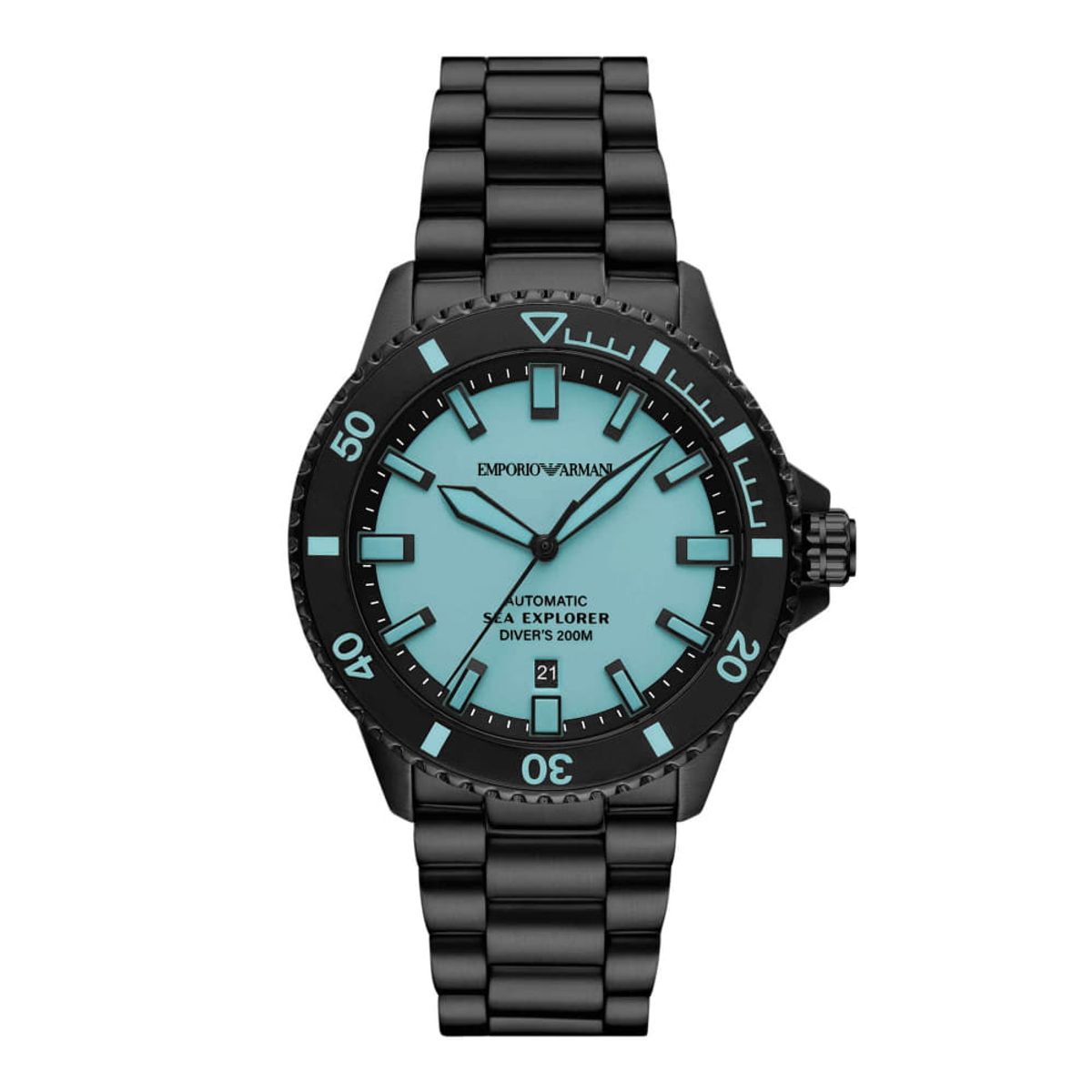 엠포리오 아르마니(EMPORIO ARMANI) AR60084 (Sea Explorer) 씨 익스프로어 다이버 남성 메탈시계
