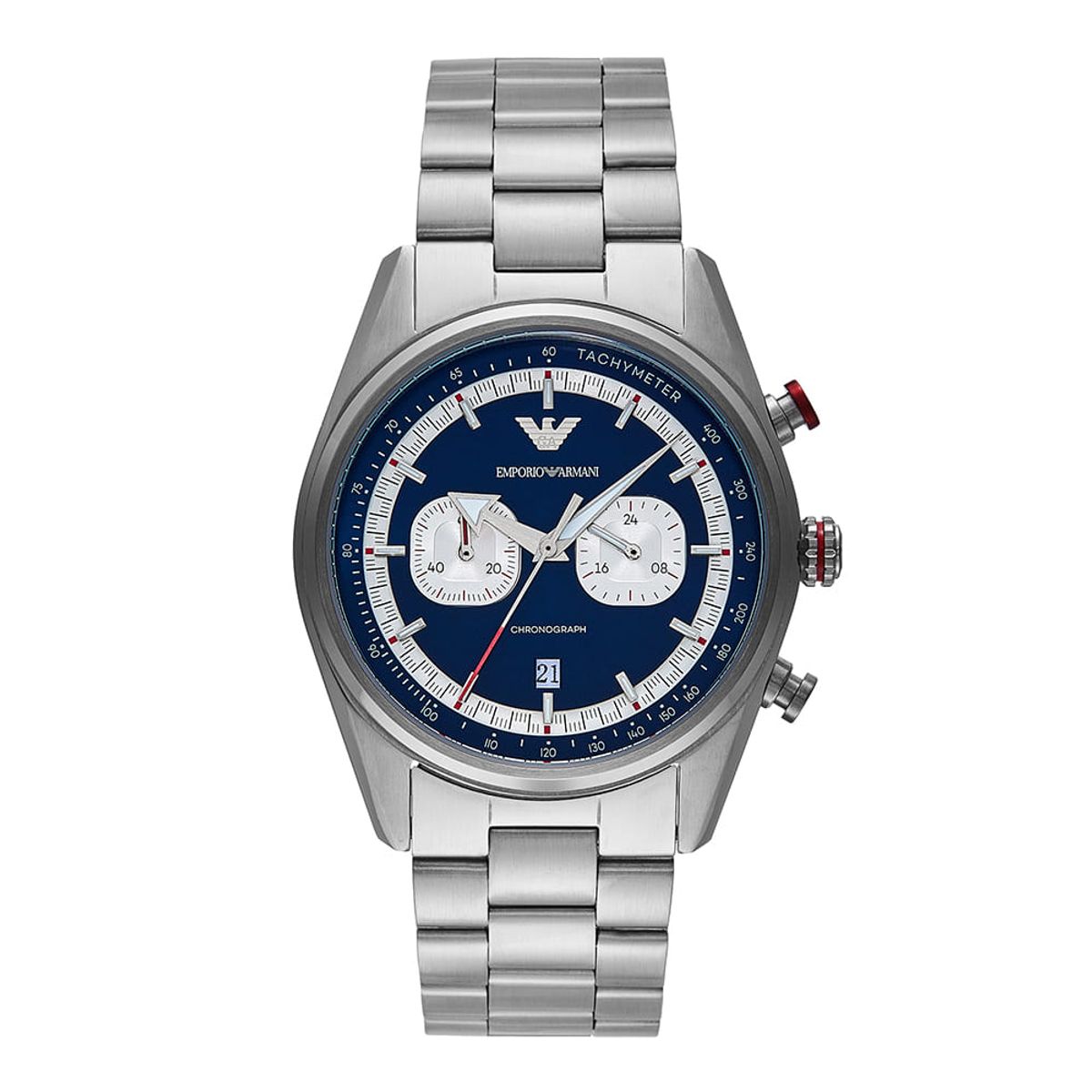 엠포리오 아르마니(EMPORIO ARMANI) AR11676 (Racer) 레이서 크로노그래프 남성 메탈시계