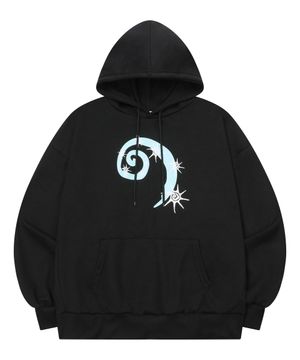 네이브 스월 로고 후드 티 남녀공용 (2컬러)