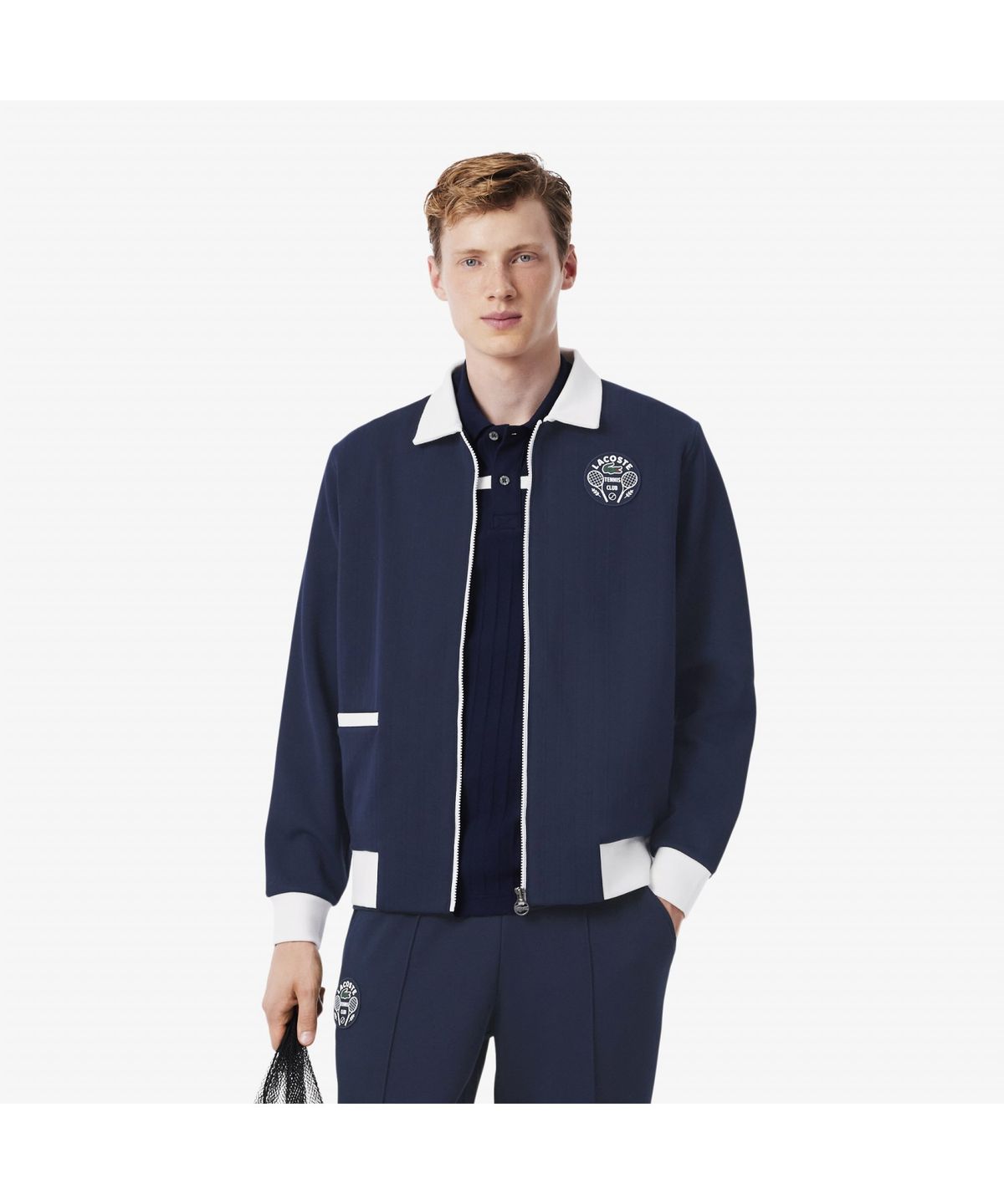 라코스테(LACOSTE) 남성 테니스 헤리티지 풀집업 스웻셔츠 SH8941-55N 525