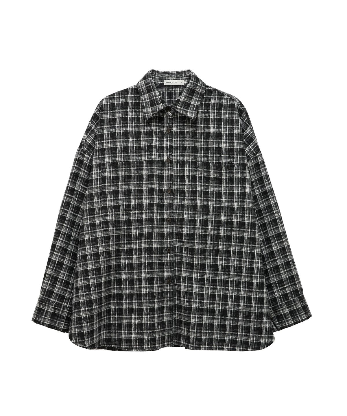 판도라핏(PANDORAFIT) Tyler Check Shirt (black)