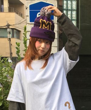 [9999xMIKO] Hotdog Bubble Beanie