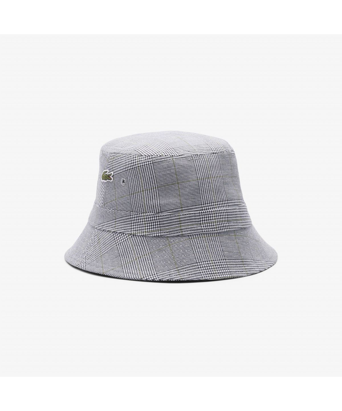 라코스테(LACOSTE) 남성 체크 코튼 트윌 버킷햇 RK6045-55N 6PK