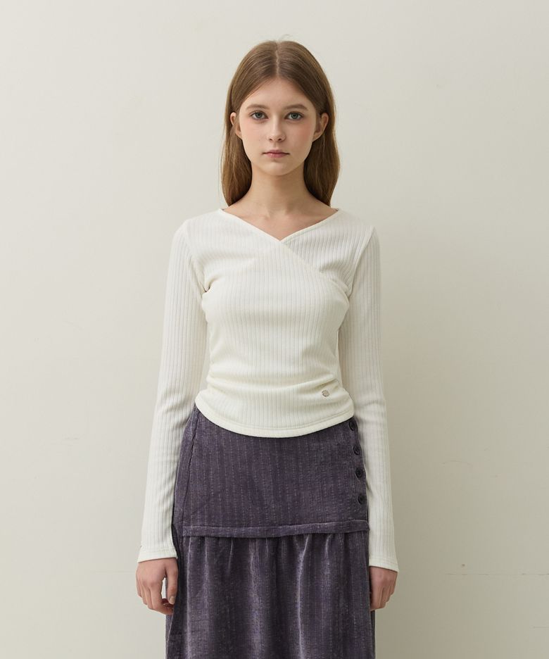 Belling Wrap T-shirt (ivory)