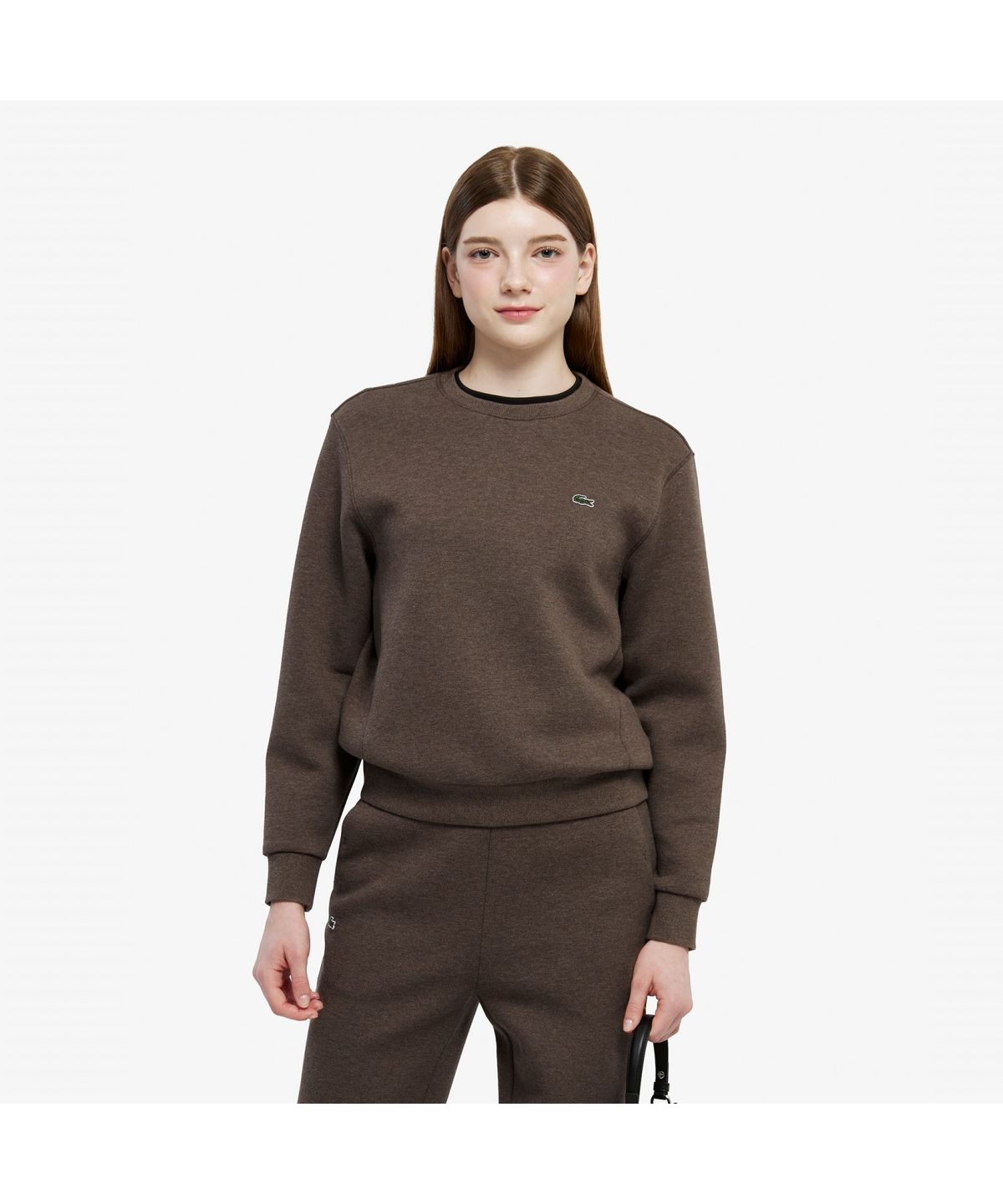 라코스테(LACOSTE) 여성 테크니컬 크루넥 스웻 SF615E-55N SKB