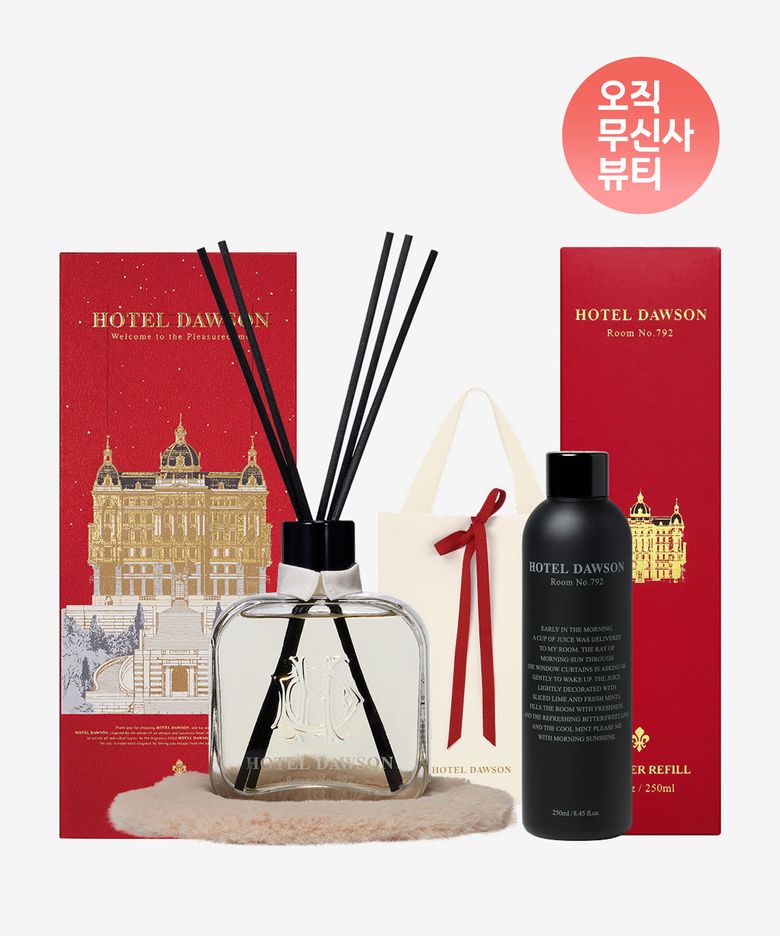 디퓨저세트 본품+리필 (쇼핑백+바디사쉐 6종 증정)