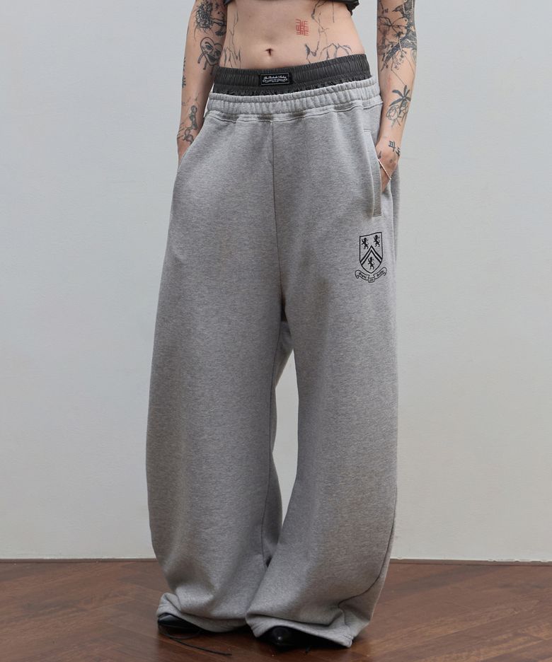 Boxer Layered Curved 2way Jogger - Melange