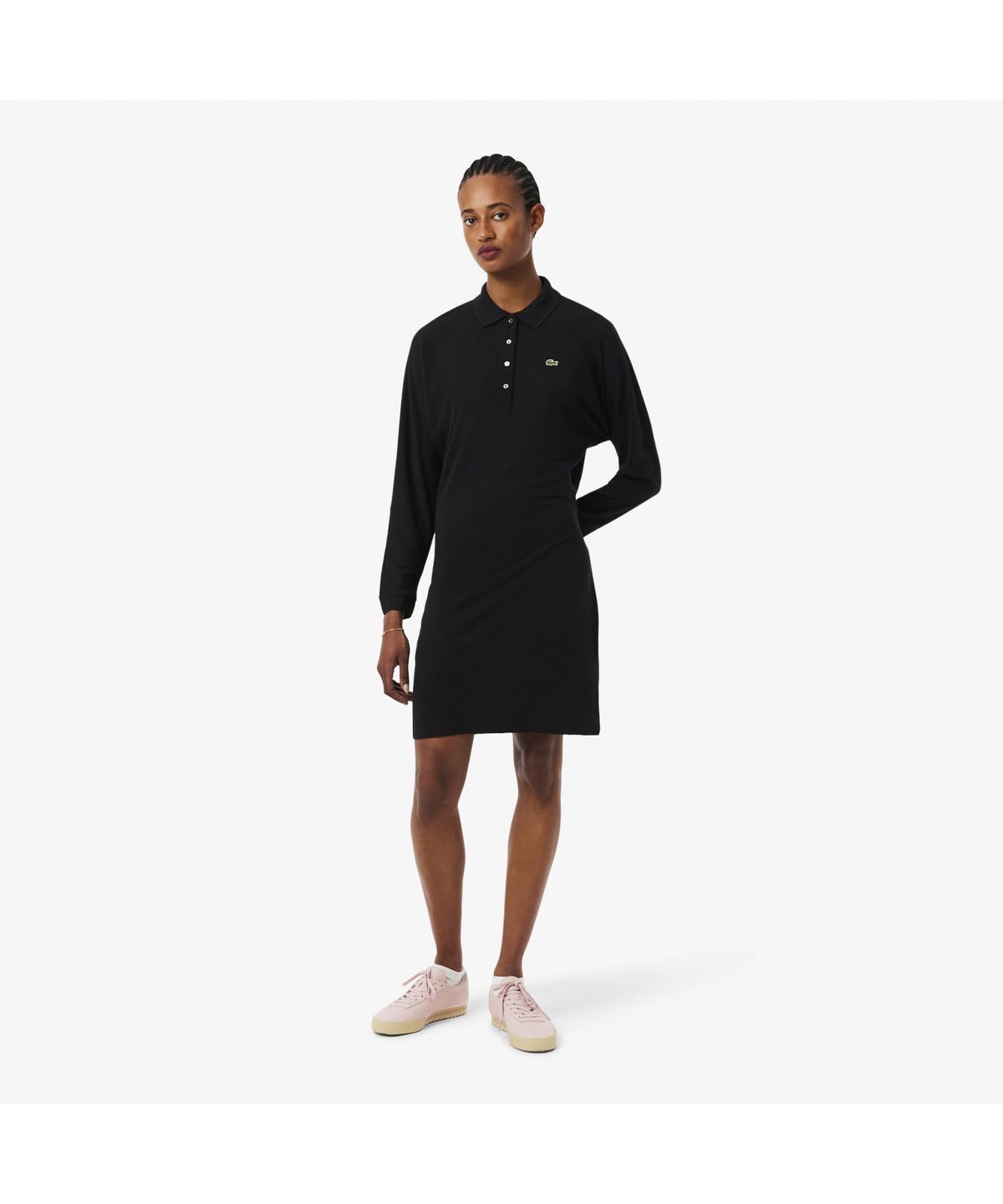 라코스테(LACOSTE) 여성 베트윙 소매 폴로 드레스 EF5377-55N 031