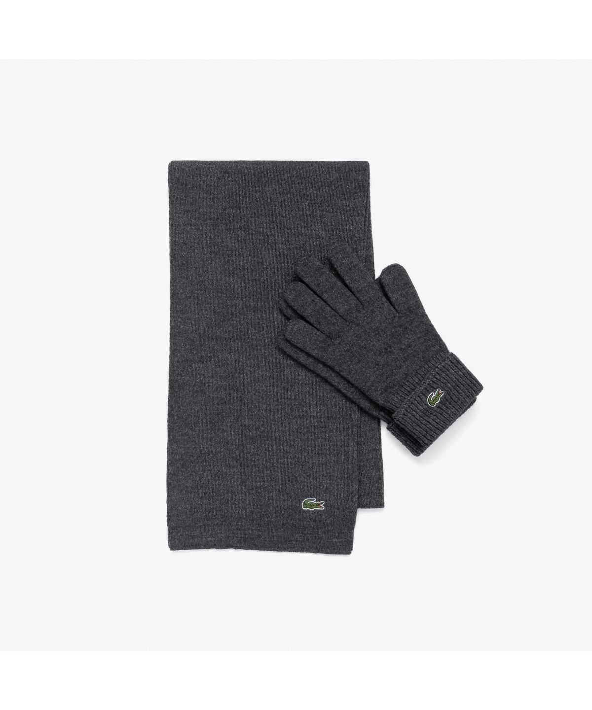 라코스테(LACOSTE) 공용 머플러, 장갑 기프트 세트 RE302E-55N 050