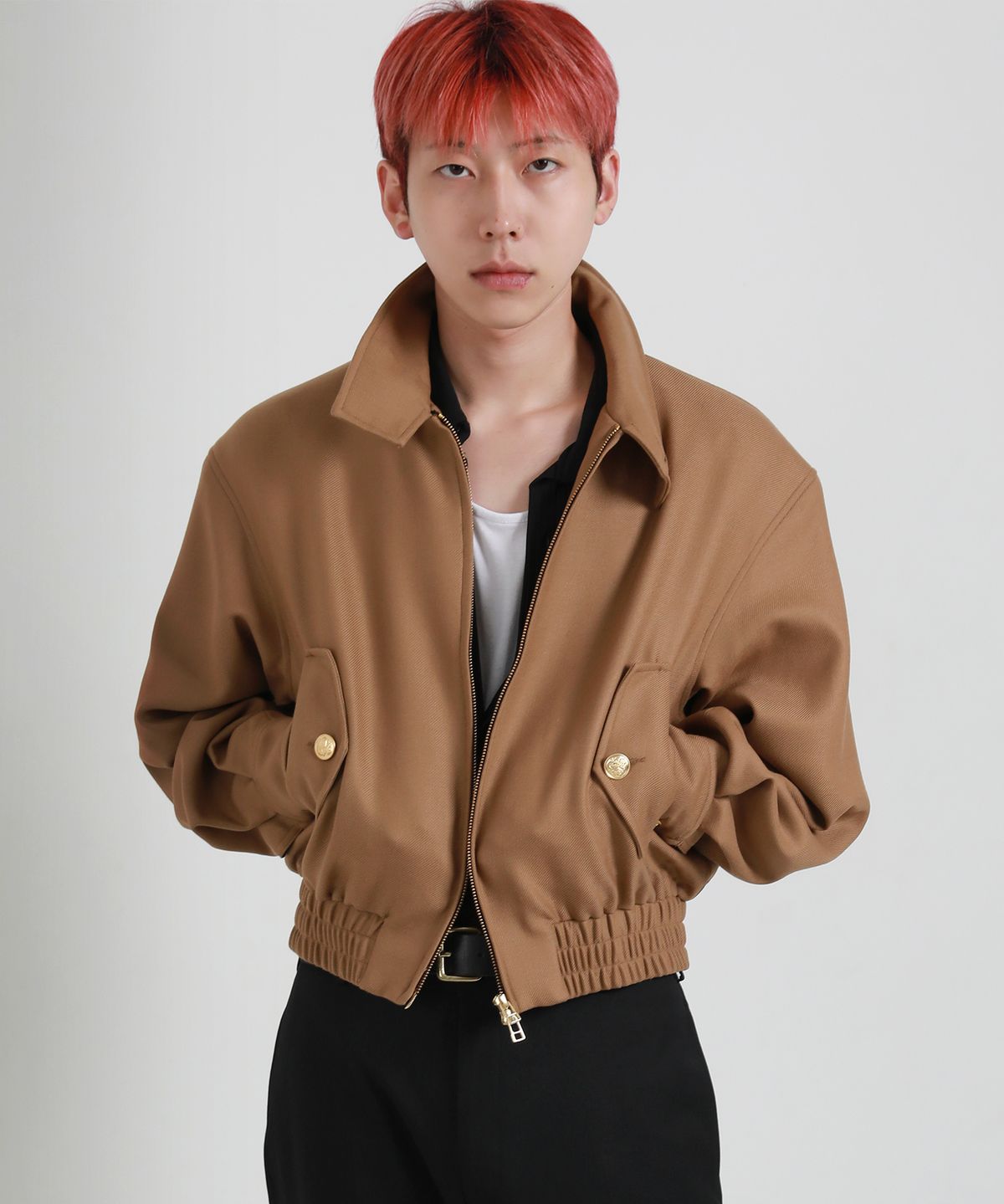 에노아스(ENOAS) 헤베 울 블루종 점퍼