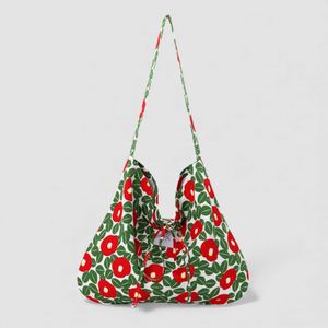 올시즌 옥스포드 그래픽 숄더백 _ [레드카멜리아]