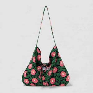 올시즌 옥스포드 그래픽 숄더백 _ [코랄카멜리아]