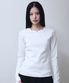 LWE 스터드 롱 슬리브 (화이트)