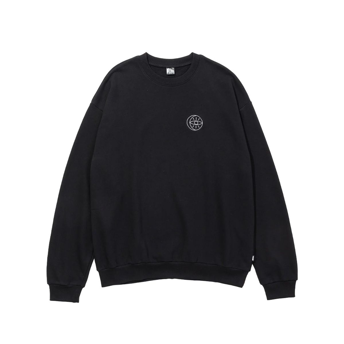폴러스터프(POLERSTUFF) 라벨 크루 BLACK