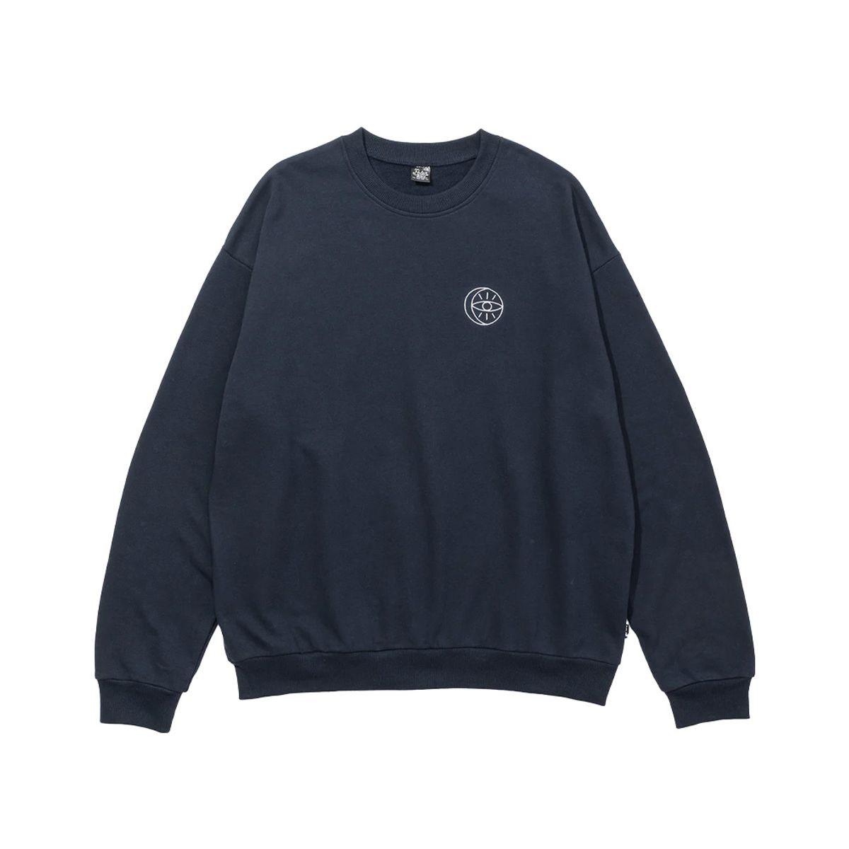 폴러스터프(POLERSTUFF) 라벨 크루 NAVY