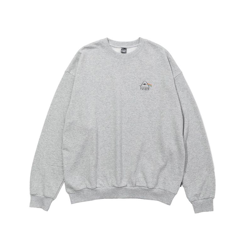 싸이키델릭 로고 크루 HEATHER GRAY
