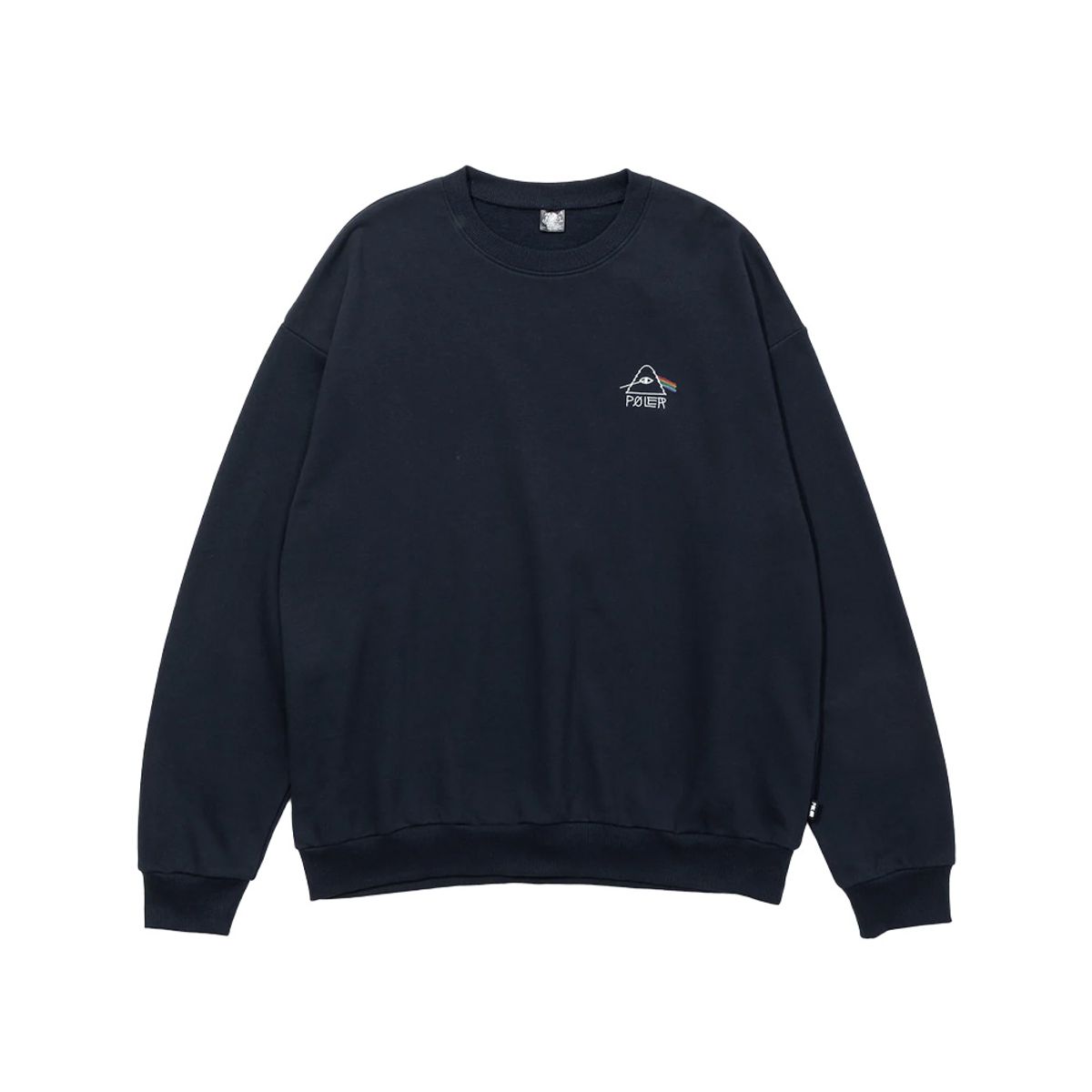 폴러스터프(POLERSTUFF) 싸이키델릭 로고 크루 NAVY