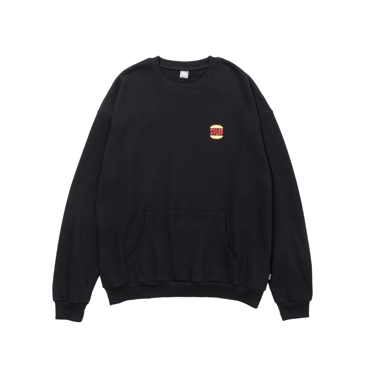 폴러스터프(POLERSTUFF) 스팀드 햄스 캥거루 크루 BLACK