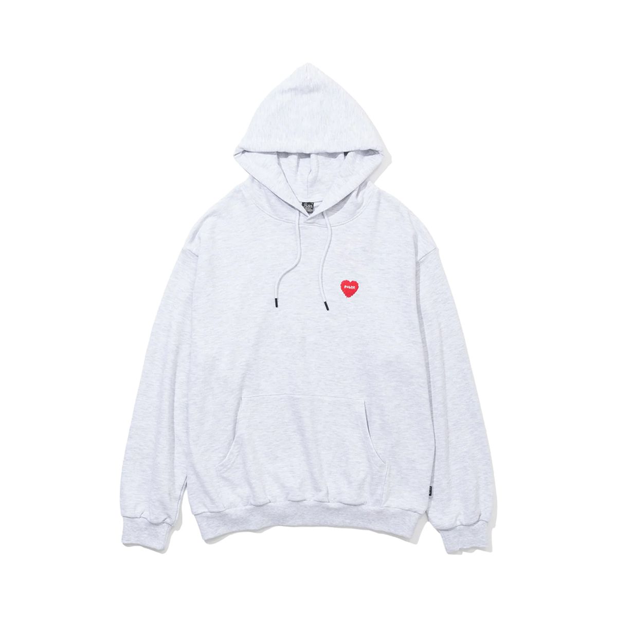 폴러스터프(POLERSTUFF) 퓨리 하트 후드 ASH GRAY