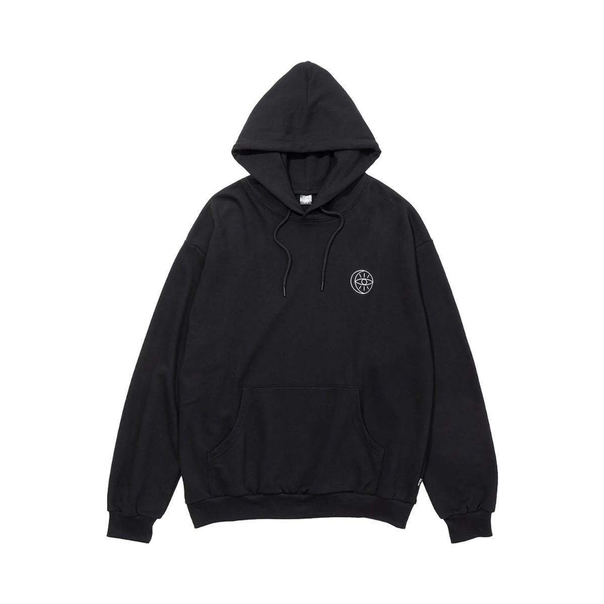 폴러스터프(POLERSTUFF) 라벨 후드 BLACK