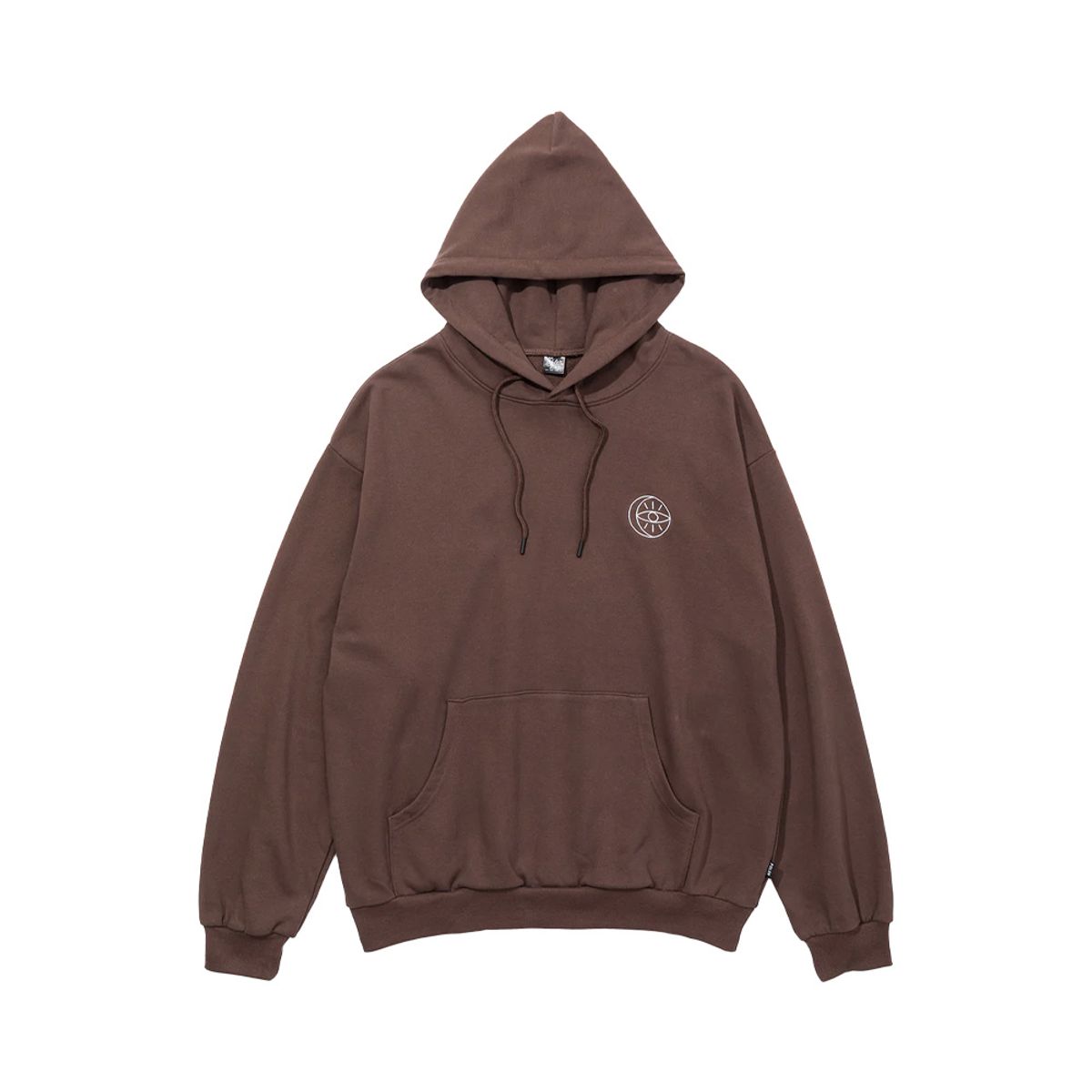 폴러스터프(POLERSTUFF) 라벨 후드 BROWN