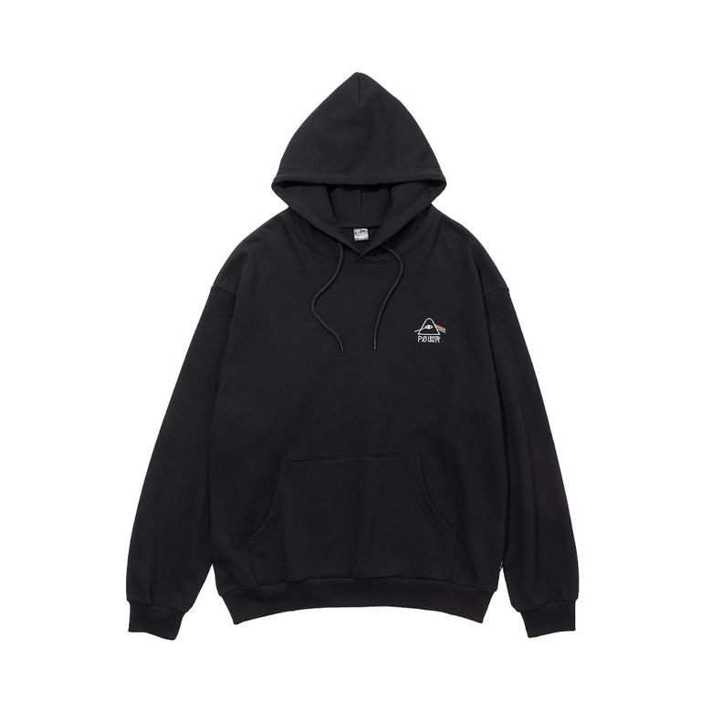 싸이키델릭 로고 후드 BLACK