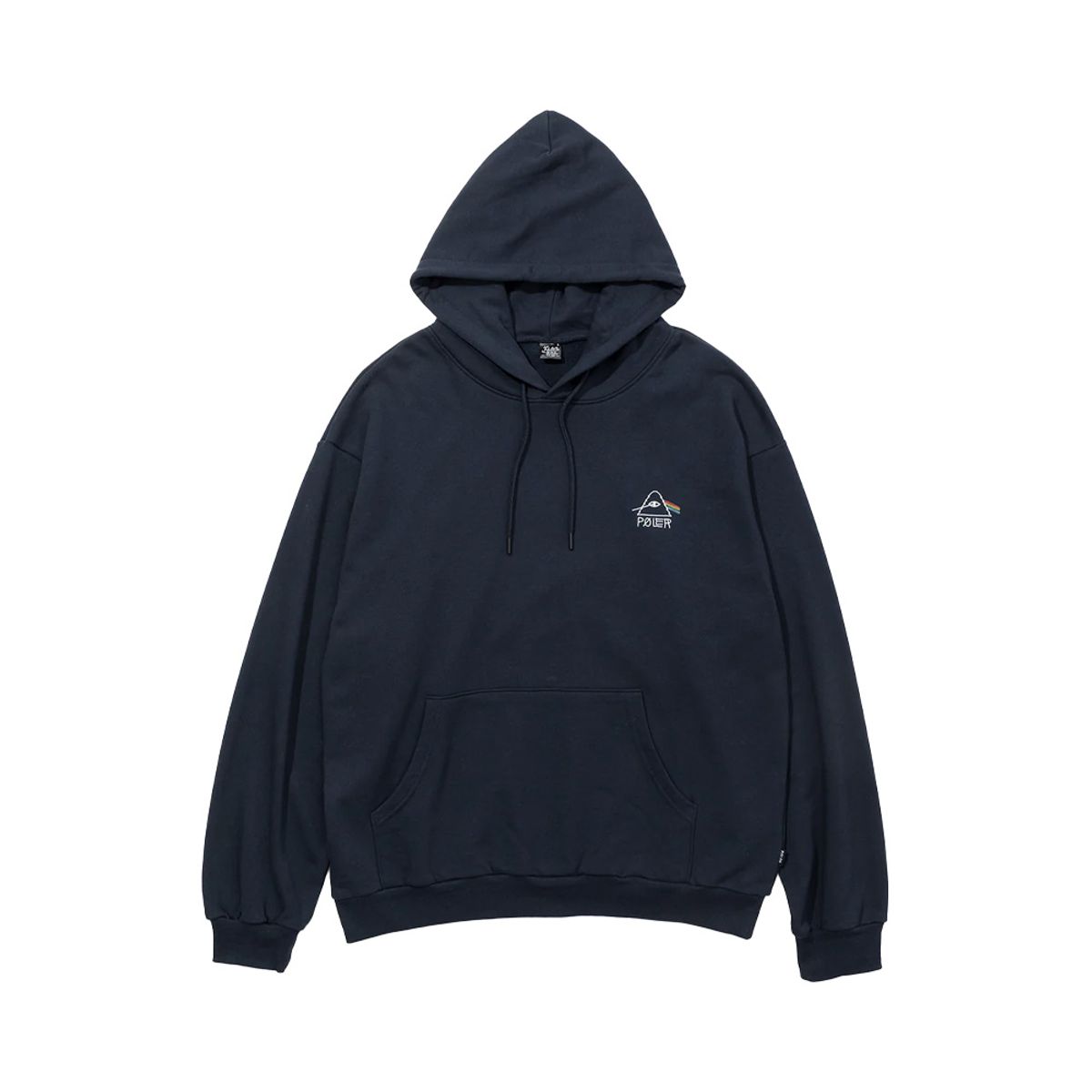폴러스터프(POLERSTUFF) 싸이키델릭 로고 후드 NAVY