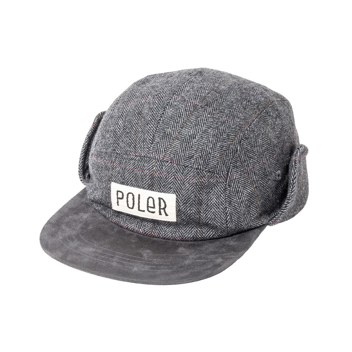 폴러스터프(POLERSTUFF) 트위드 플랩 캡 GRAY