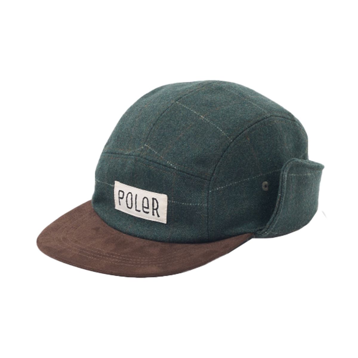 폴러스터프(POLERSTUFF) 트위드 플랩 캡 GREEN