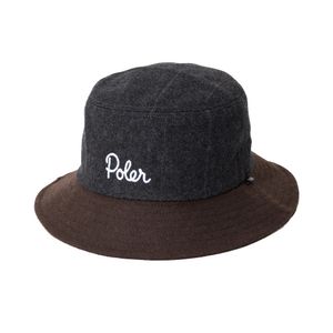 트위드 버킷 햇 BLACK