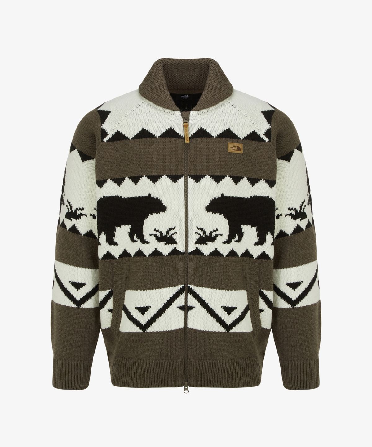 노스페이스(THE NORTH FACE) NJ5SR56B 남성 코위찬 가디건 DRIED_HERB